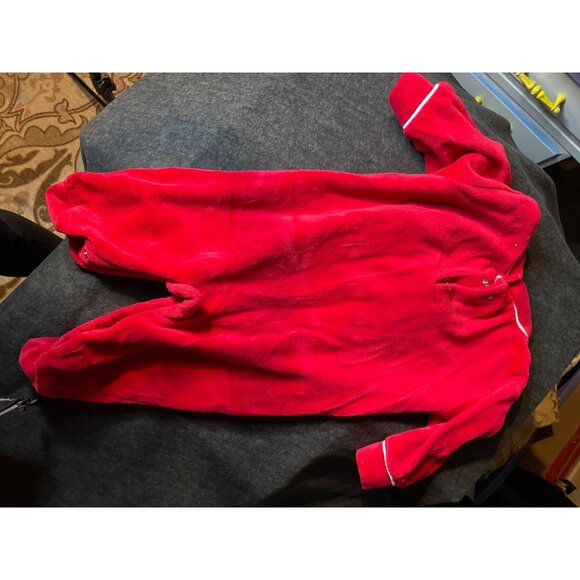 Baby's First Christmas 6-9M  Disney onesie and red velor sleep/play unisex baby - Picture 4 of 6